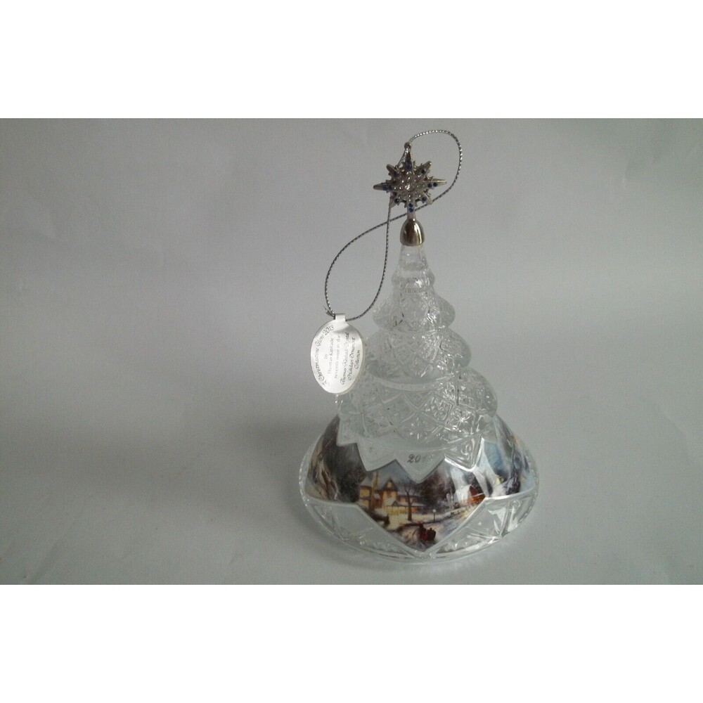 Thomas Kinkade Ornament Crystal Holiday Reflections Christmas Tree 2013 - Picture 2 of 5